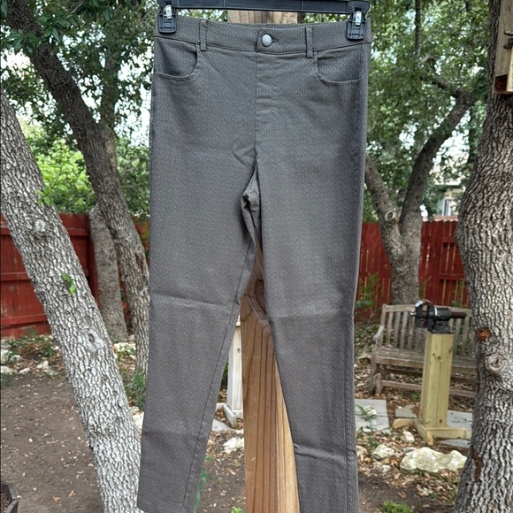 Mario Serrani Pants - Women’s Olive Green Textured Pants Size S